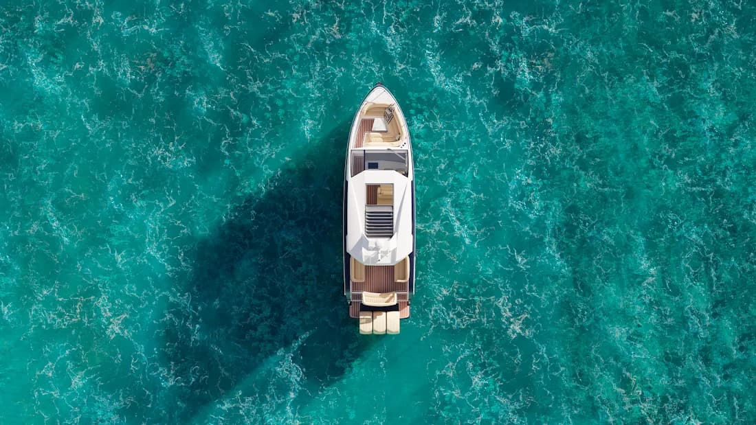 Registration paperwork being prepared for a new yacht owner