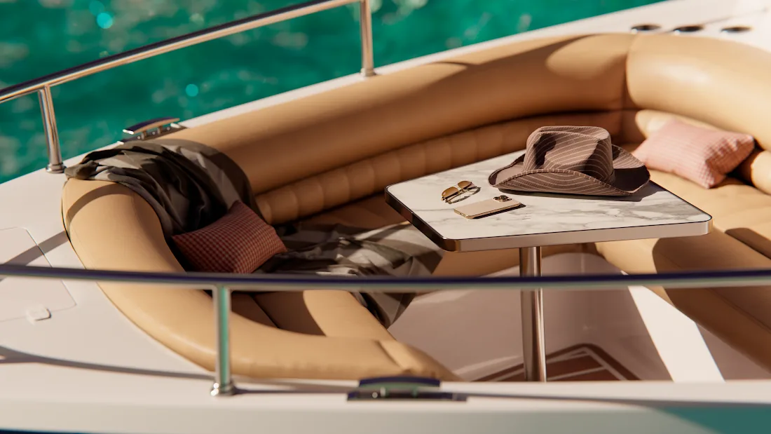 The Eldorado 40's finished cabin interior